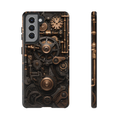 Steampunk Machine Phone Case – Victorian Gears Design for iPhone, Samsung Galaxy, and Google Pixel Devices