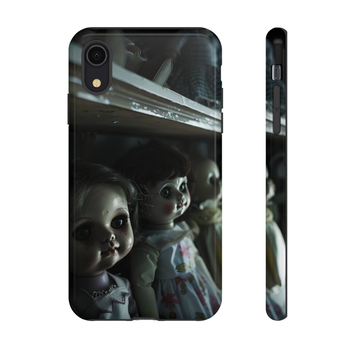 Creepy Dolls Phone Case – Eerie Vintage Doll Design for iPhone, Samsung Galaxy, and Google Pixel Devices