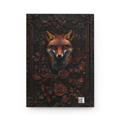 Fox in the Forest Hardcover Journal - Rustic Elegance for Writers and Dreamers