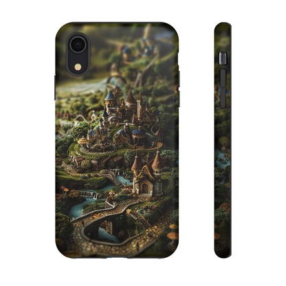 Fairy Kingdom Phone Case - Enchanted Castle Artwork for iPhone, Samsung Galaxy, and Google Pixel Devices