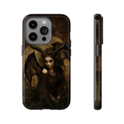 Demon Lilith Gothic Phone Case for iPhone, Samsung Galaxy, Google Pixel - Dark Fantasy Art