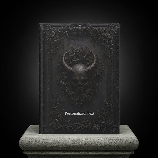 Gothic Demon Skull Journal - Dark Fantasy Hardcover Notebook for Writers