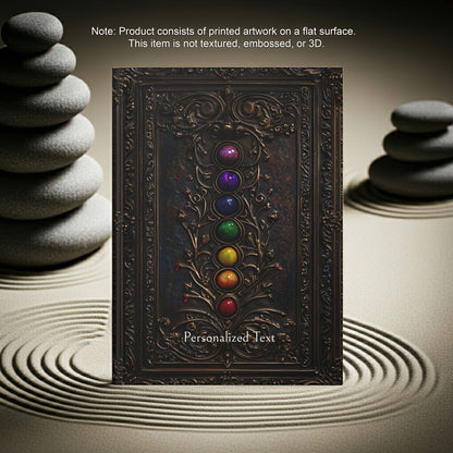 Chakra Stones Hardcover Notebook - Mystical Journal for Spiritual Writing