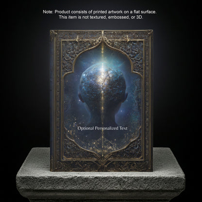 Cosmic Mind Gothic Journal - Astral Fantasy Notebook with Optional Personalized Text