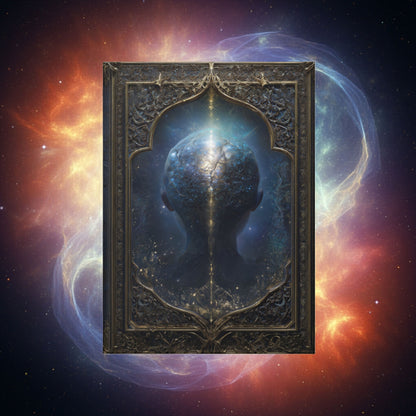 Cosmic Mind Gothic Journal - Astral Fantasy Notebook with Optional Personalized Text
