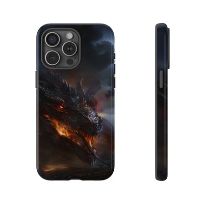 Fiery Dragon Phone Case - Epic Fantasy Art for iPhone, Samsung Galaxy, and Google Pixel Devices