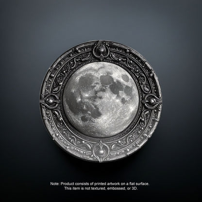 Gothic Full Moon Decorative Plate