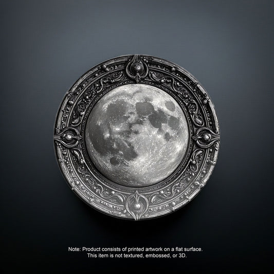 Gothic Full Moon Decorative Plate