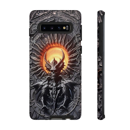 Skeletal Demonic King Phone Case – Ornate Gothic Design for iPhone, Samsung Galaxy, and Google Pixel Devices