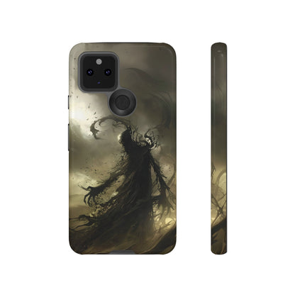 Dark Spirit Phone Case – Grim Reaper Haunting Design for iPhone, Samsung Galaxy, and Google Pixel Devices