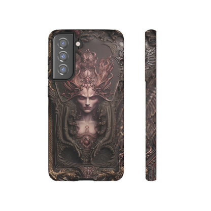 Dark Lilith Phone Case – Horned Hell Horror Design for iPhone, Samsung Galaxy, and Google Pixel Devices