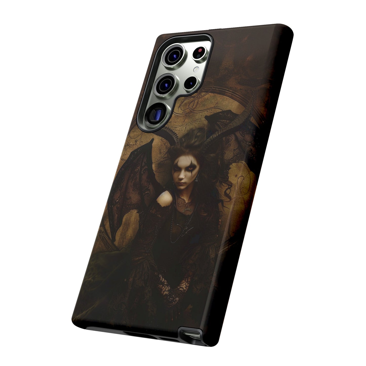 Demon Lilith Gothic Phone Case for iPhone, Samsung Galaxy, Google Pixel - Dark Fantasy Art