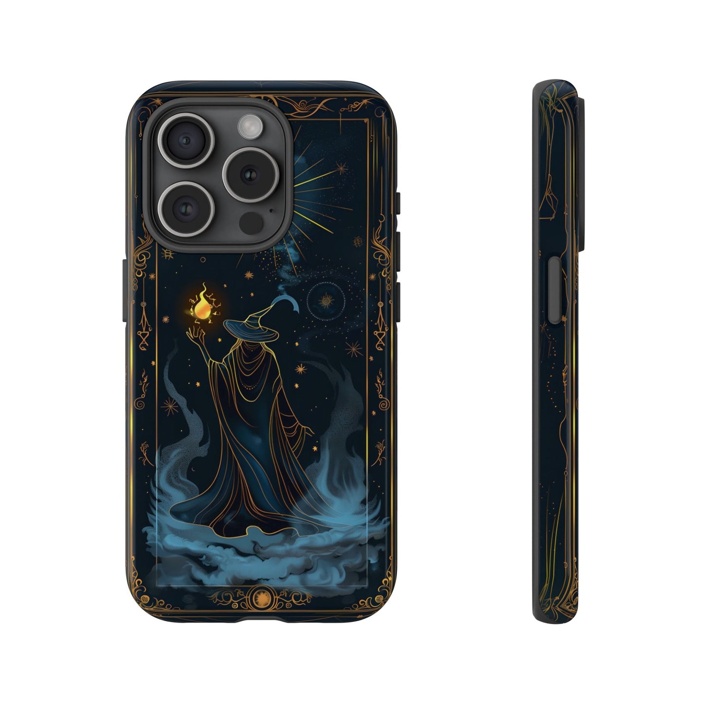 Enchanted Wizard Spellcaster Galaxy Phone Case - Mystical Wizardry Art For iPhone, Samsung Galaxy, and Google Pixel Devices