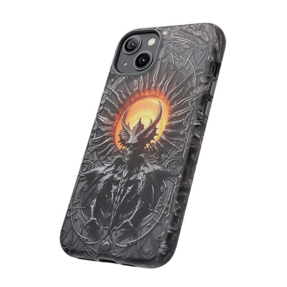 Skeletal Demonic King Phone Case – Ornate Gothic Design for iPhone, Samsung Galaxy, and Google Pixel Devices