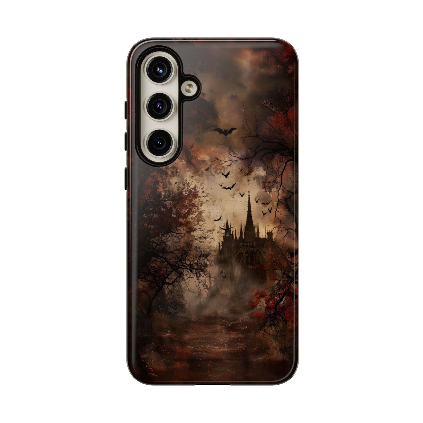 Gothic Castle Phone Case - Spooky Halloween Design for iPhone, Samsung Galaxy, Google Pixel Devices