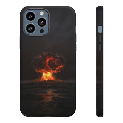 Atomic Explosion Phone Case - Dramatic Mushroom Cloud Design for iPhone and Samsung Galaxy Devices