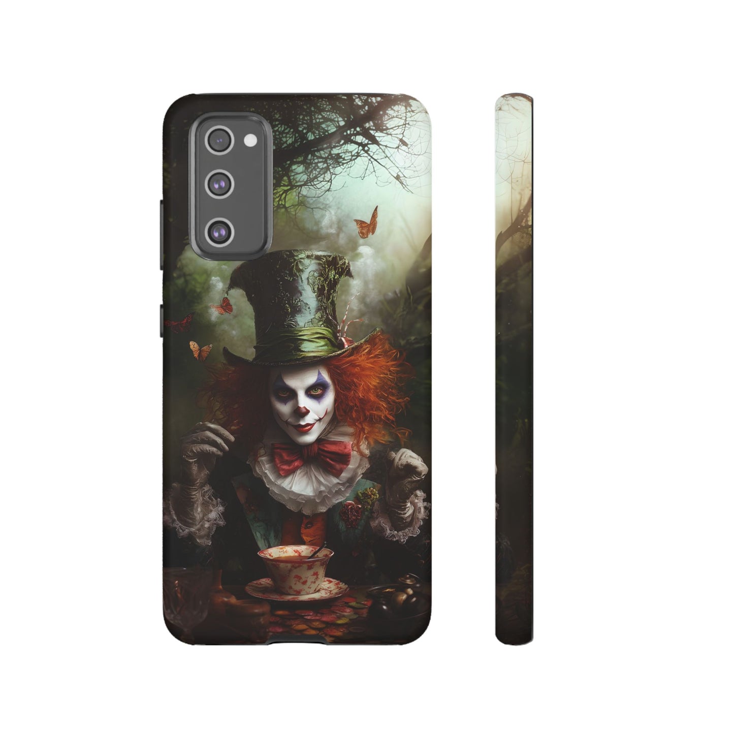 Mad Hatter Gothic Fantasy Phone Case - Dark Wonderland Design for iPhone, Samsung Galaxy, and Google Pixel Devices