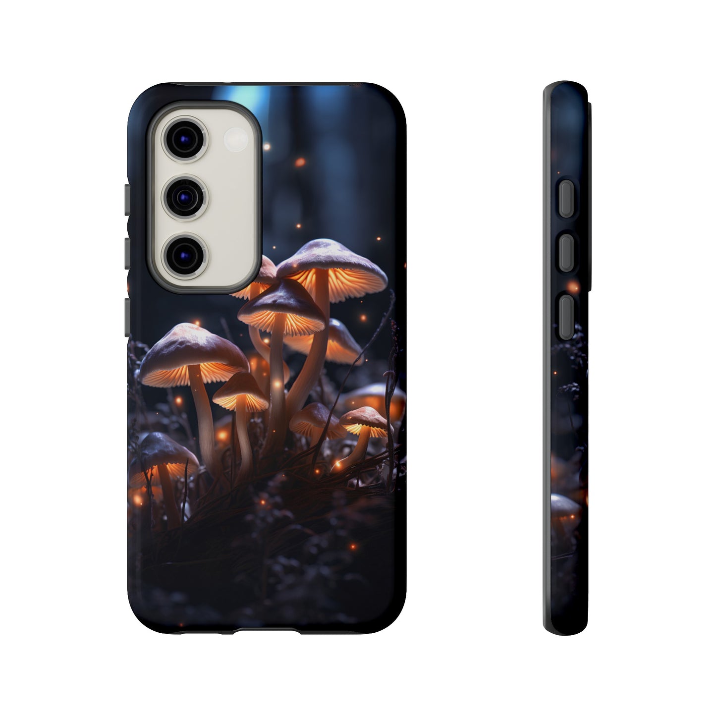 Glowing Mushrooms at Night Phone Case – Enchanting Fantasy Forest Design for iPhone, Samsung Galaxy, and Google Pixel Devices