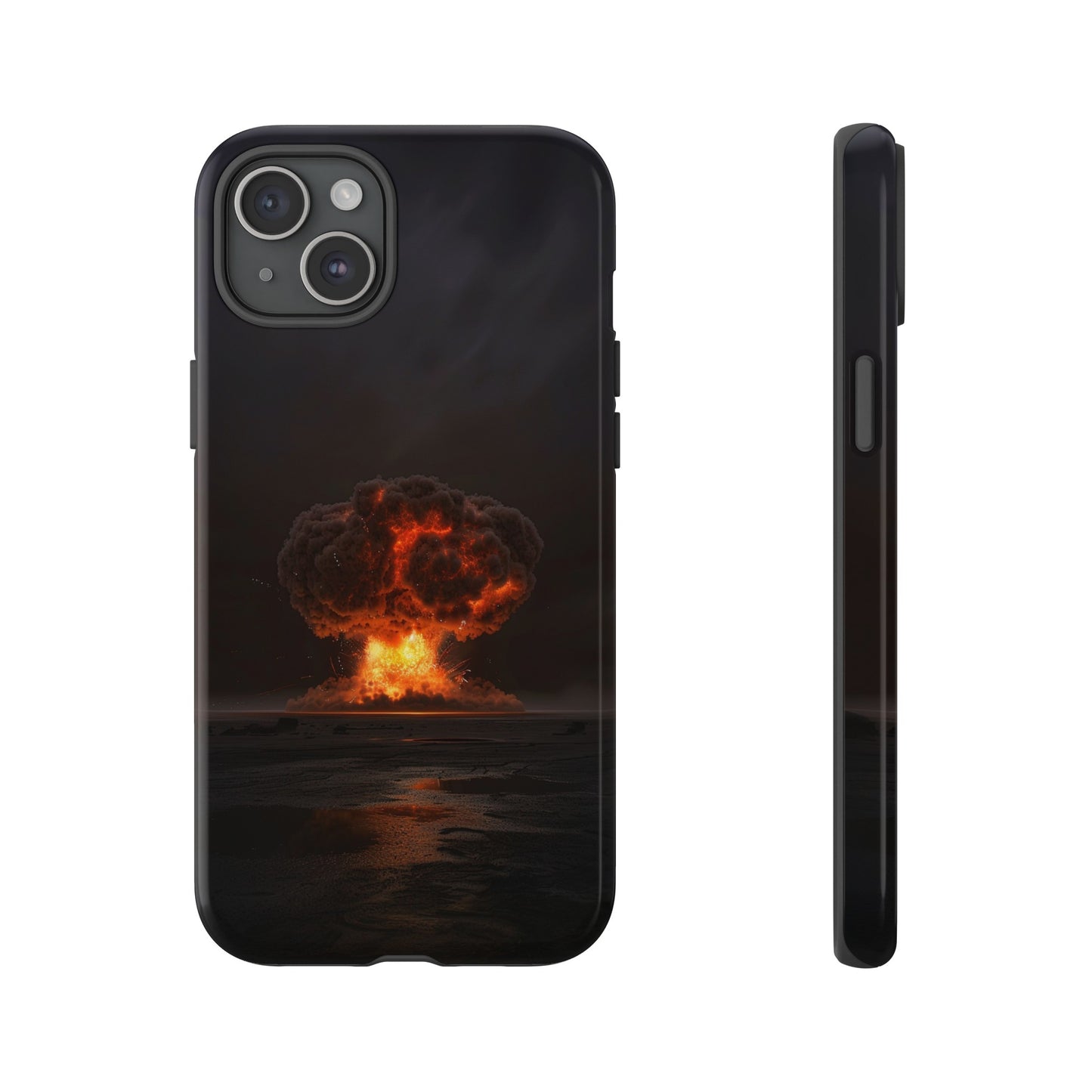 Atomic Explosion Phone Case - Dramatic Mushroom Cloud Design for iPhone and Samsung Galaxy Devices