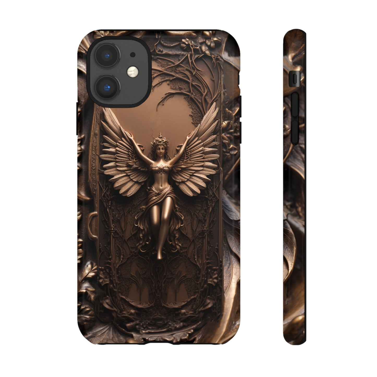 The Bronze Fairy Phone Case – Fantasy Faery Design for iPhone, Samsung Galaxy, and Google Pixel Devices