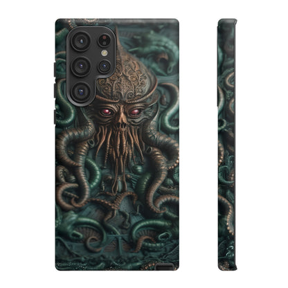 Nameless Dread Tough Phone Case – Lovecraftian Tentacle Horror Design for iPhone, Samsung Galaxy, and Google Pixel Devices