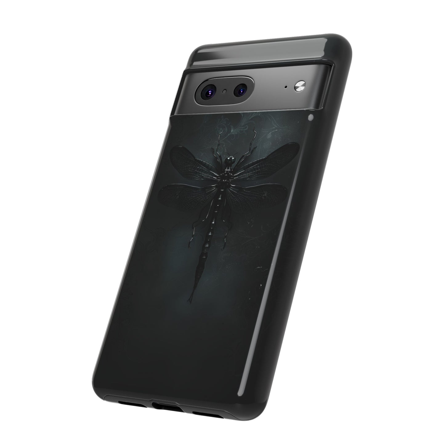 Gothic Dragonfly Phone Case – Dark Elegance Design for iPhone, Samsung Galaxy, and Google Pixel Devices