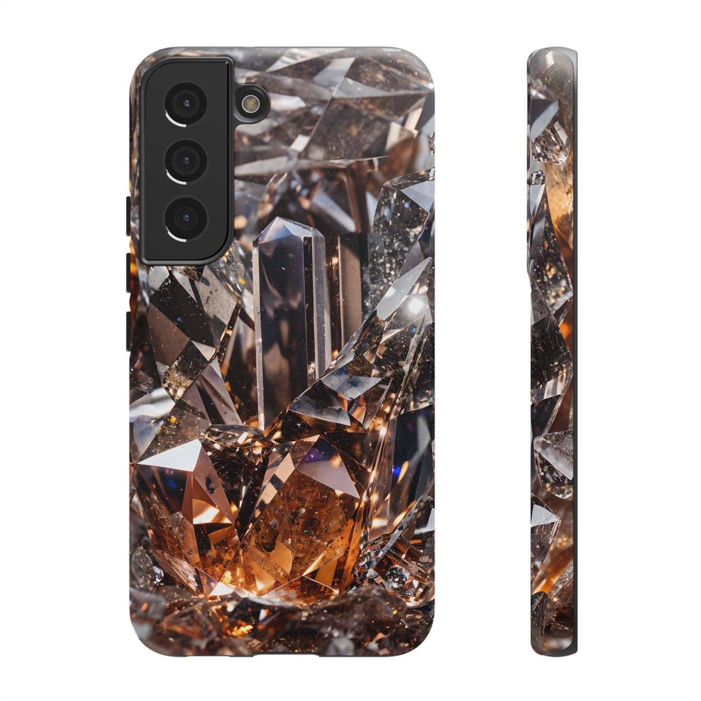 Crystalline Phone Case – Healing Crystal Quartz Design for iPhone, Samsung Galaxy, and Google Pixel Devices