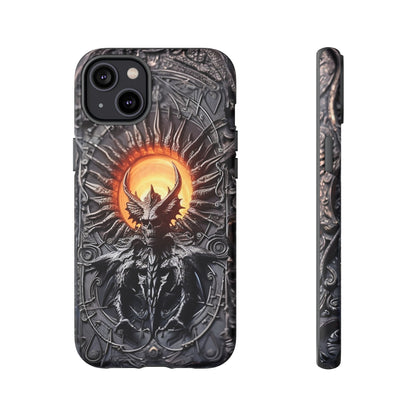 Skeletal Demonic King Phone Case – Ornate Gothic Design for iPhone, Samsung Galaxy, and Google Pixel Devices