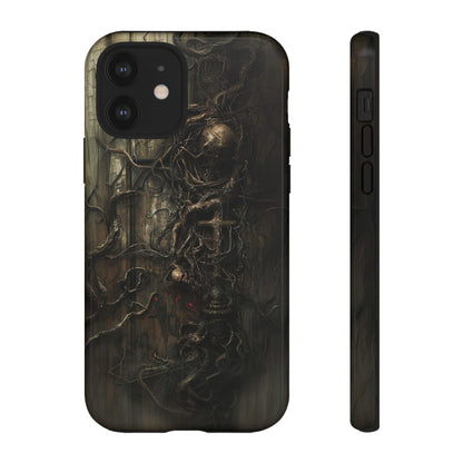 Creeping Dread Phone Case - Giger-Inspired Art for iPhone, Samsung Galaxy, and Google Pixel Devices