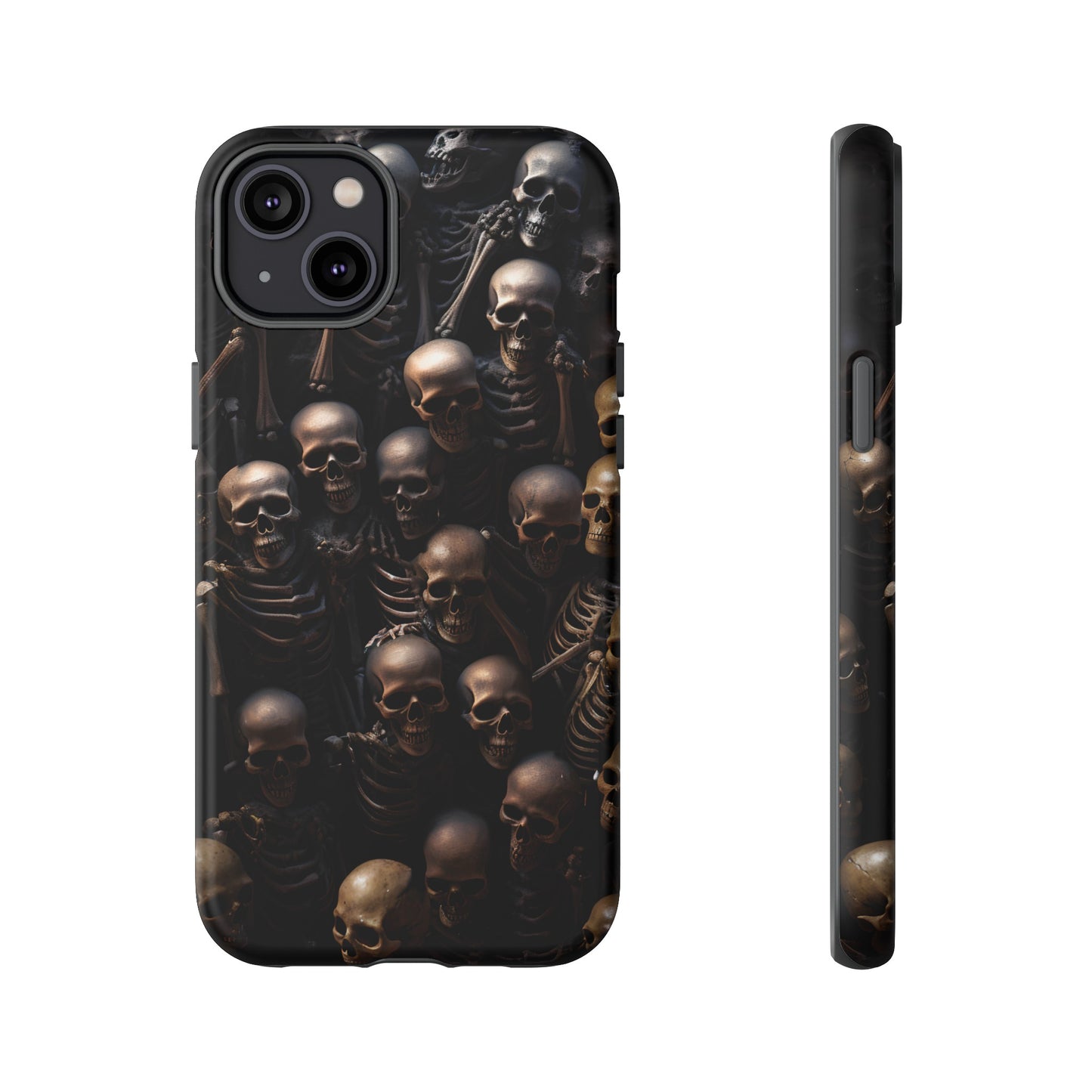 Skeletal Grave Phone Case – Halloween Horror Skeleton Design for iPhone, Samsung Galaxy, and Google Pixel Devices