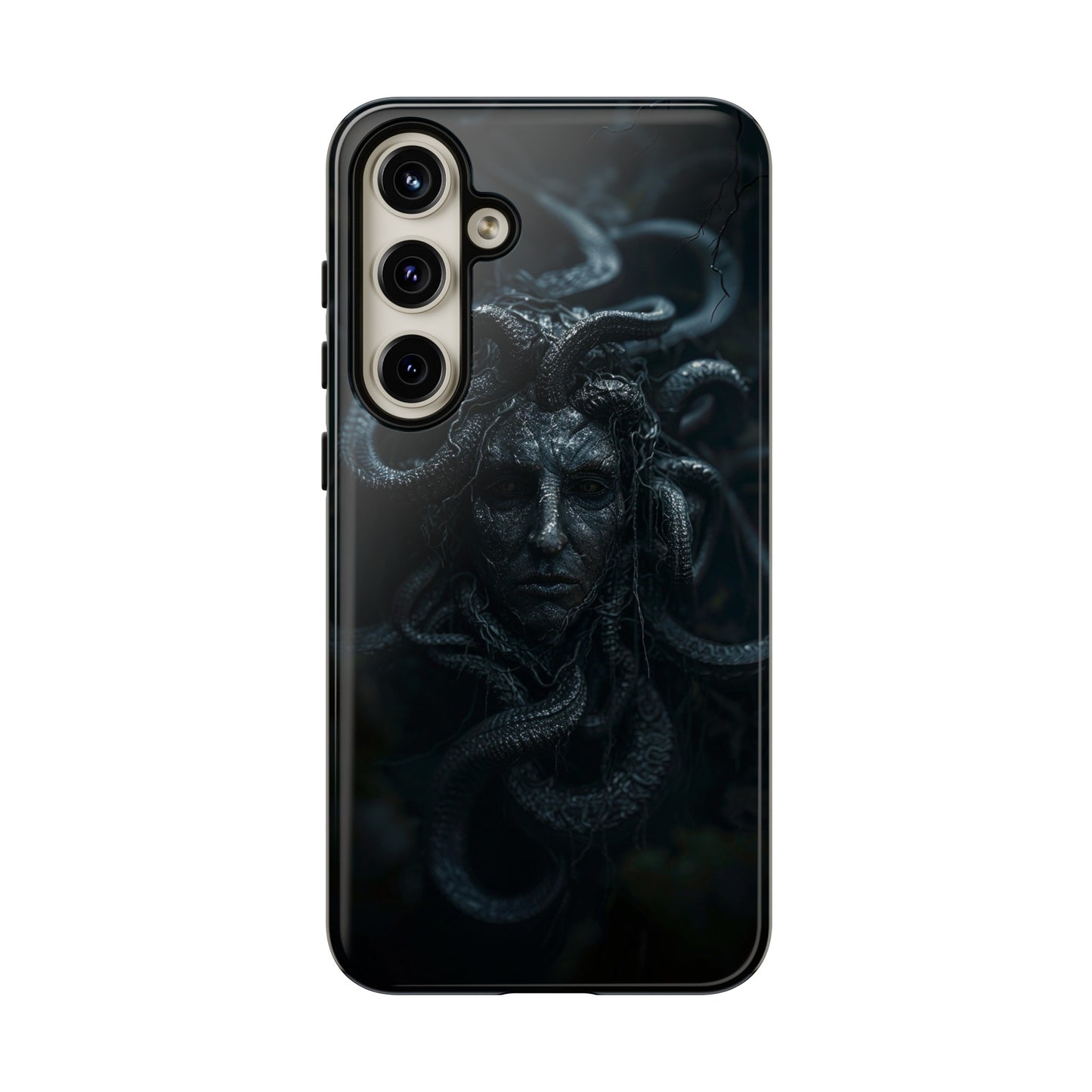 Medusa's Gaze Phone Case - Dark Mythological Design for iPhone and Samsung Galaxy Devices