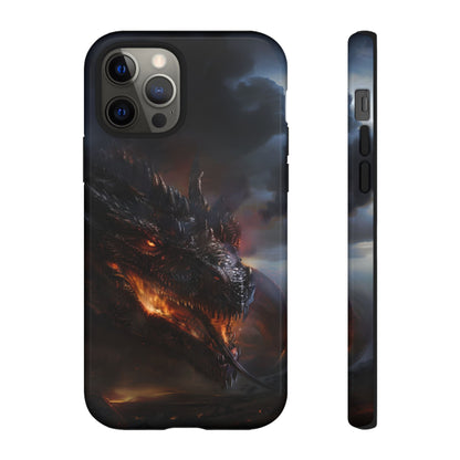 Fiery Dragon Phone Case - Epic Fantasy Art for iPhone, Samsung Galaxy, and Google Pixel Devices