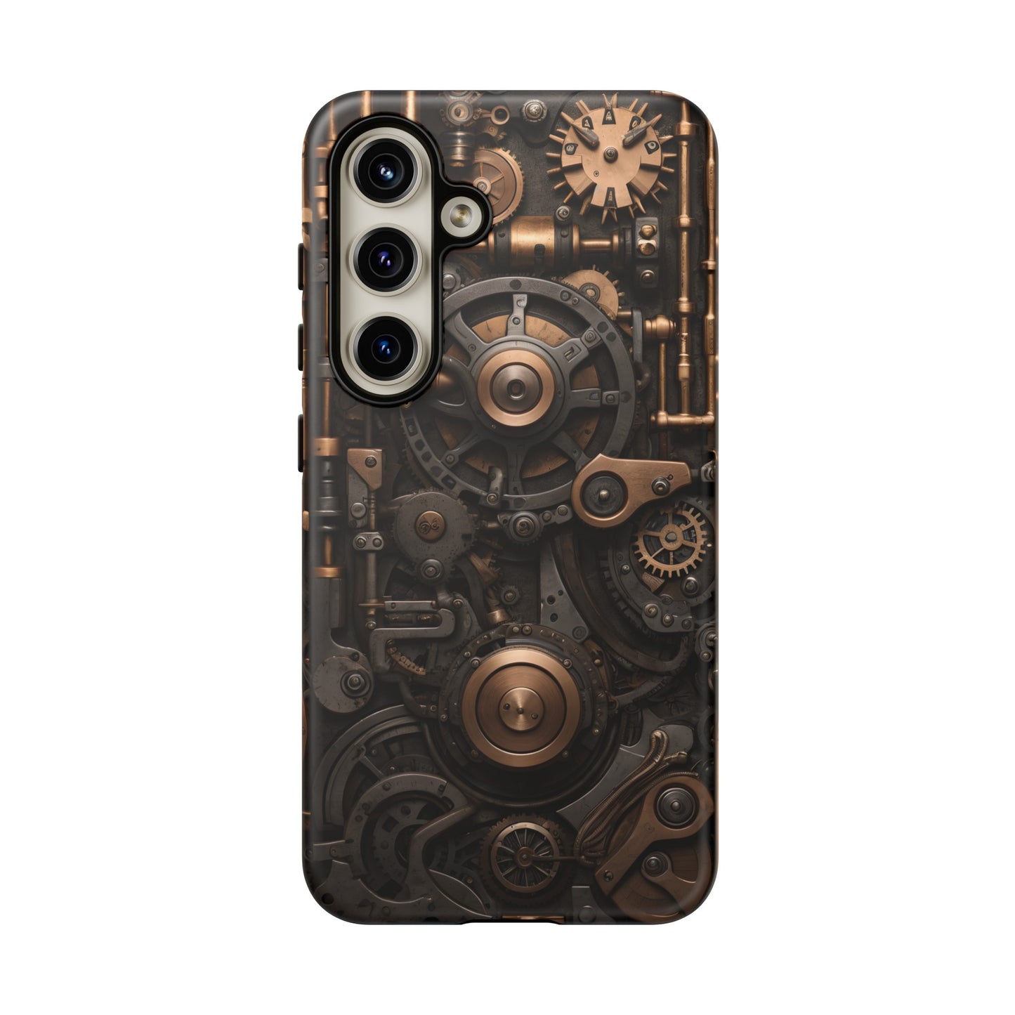 Steampunk Machine Phone Case – Victorian Gears Design for iPhone, Samsung Galaxy, and Google Pixel Devices