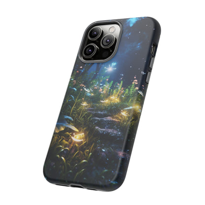 Fireflies in the Forest Tough Phone Case – Enchanting Summer Night Design for iPhone, Samsung Galaxy, and Google Pixel Devices