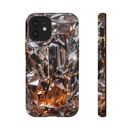 Crystalline Phone Case – Healing Crystal Quartz Design for iPhone, Samsung Galaxy, and Google Pixel Devices