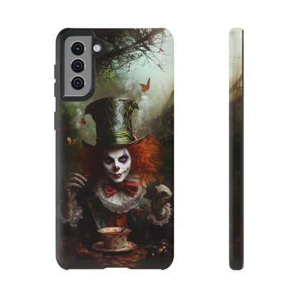 Mad Hatter Gothic Fantasy Phone Case - Dark Wonderland Design for iPhone, Samsung Galaxy, and Google Pixel Devices