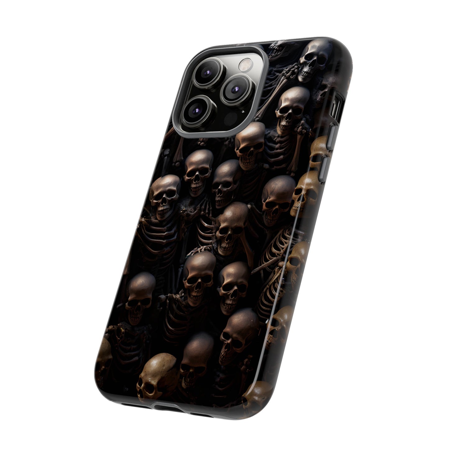 Skeletal Grave Phone Case – Halloween Horror Skeleton Design for iPhone, Samsung Galaxy, and Google Pixel Devices