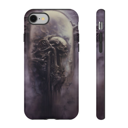 Dark Android Dream Phone Case – Futuristic Alien Horror Design for iPhone, Samsung Galaxy, and Google Pixel Devices