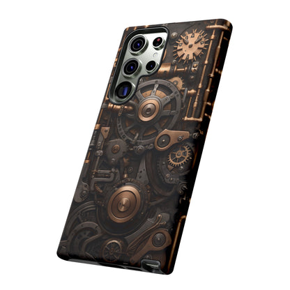 Steampunk Machine Phone Case – Victorian Gears Design for iPhone, Samsung Galaxy, and Google Pixel Devices