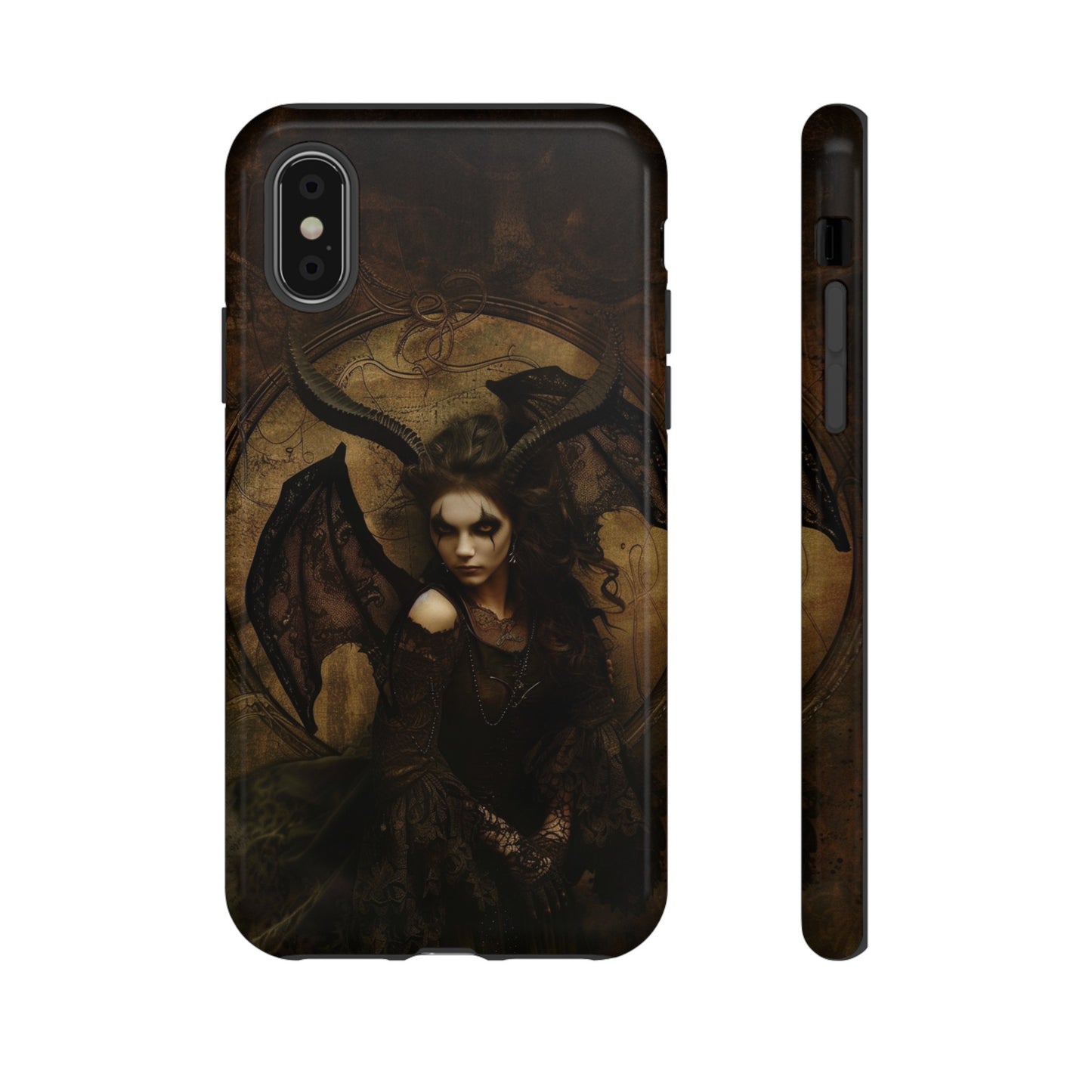 Demon Lilith Gothic Phone Case for iPhone, Samsung Galaxy, Google Pixel - Dark Fantasy Art