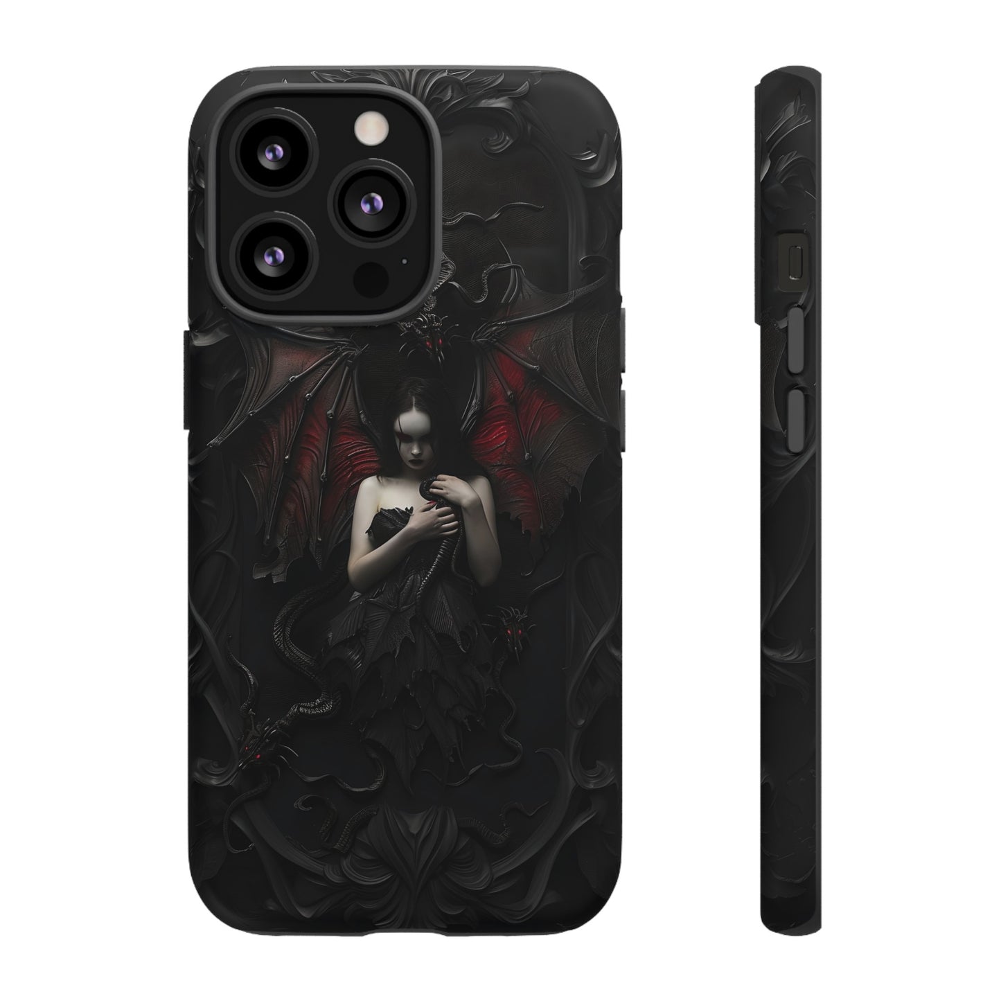 Succubus Phone Case - Dark Fantasy Gothic Design for iPhone, Samsung Galaxy, and Google Pixel Devices