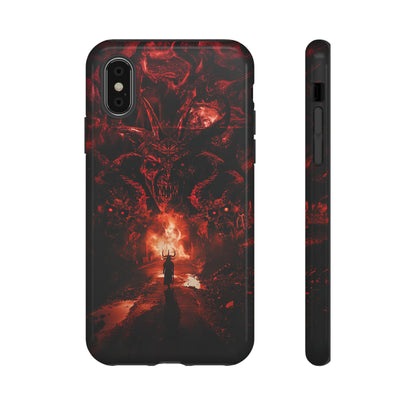 The Road to Hell Phone Case – Gothic Demon and Devil Design for iPhone, Samsung Galaxy, and Google Pixel Devices