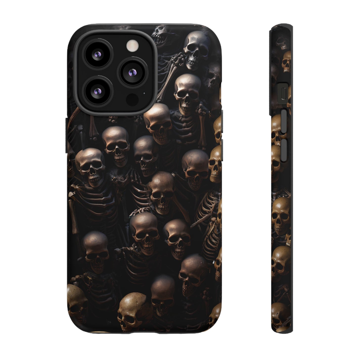 Skeletal Grave Phone Case – Halloween Horror Skeleton Design for iPhone, Samsung Galaxy, and Google Pixel Devices