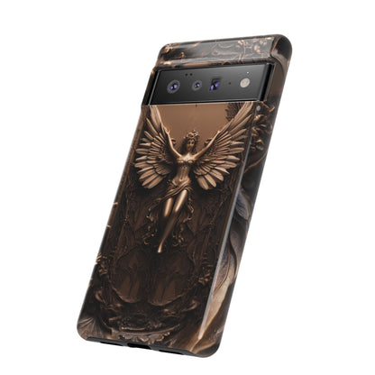 The Bronze Fairy Phone Case – Fantasy Faery Design for iPhone, Samsung Galaxy, and Google Pixel Devices