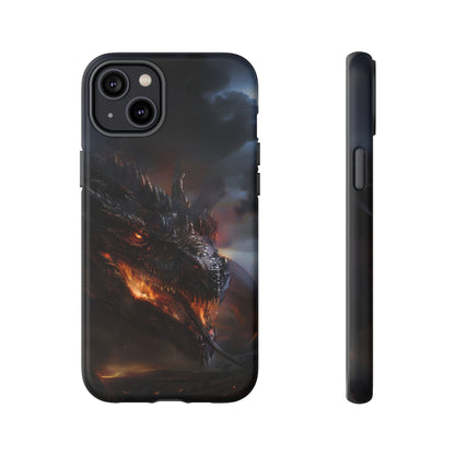 Fiery Dragon Phone Case - Epic Fantasy Art for iPhone, Samsung Galaxy, and Google Pixel Devices