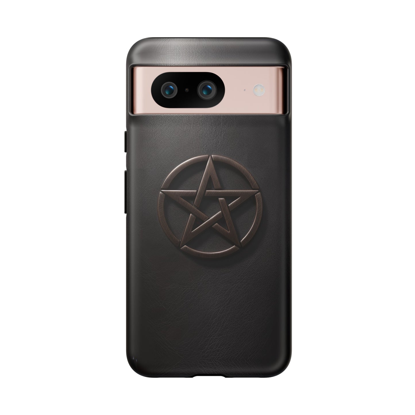 Simple Pentacle Tough Phone Case – Witchcraft Pentagram Design for iPhone, Samsung Galaxy, and Google Pixel Devices