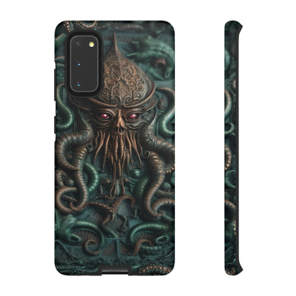 Nameless Dread Tough Phone Case – Lovecraftian Tentacle Horror Design for iPhone, Samsung Galaxy, and Google Pixel Devices