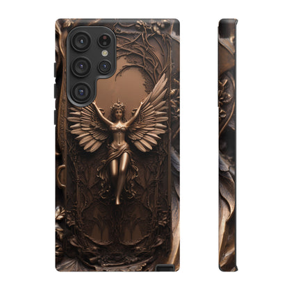 The Bronze Fairy Phone Case – Fantasy Faery Design for iPhone, Samsung Galaxy, and Google Pixel Devices