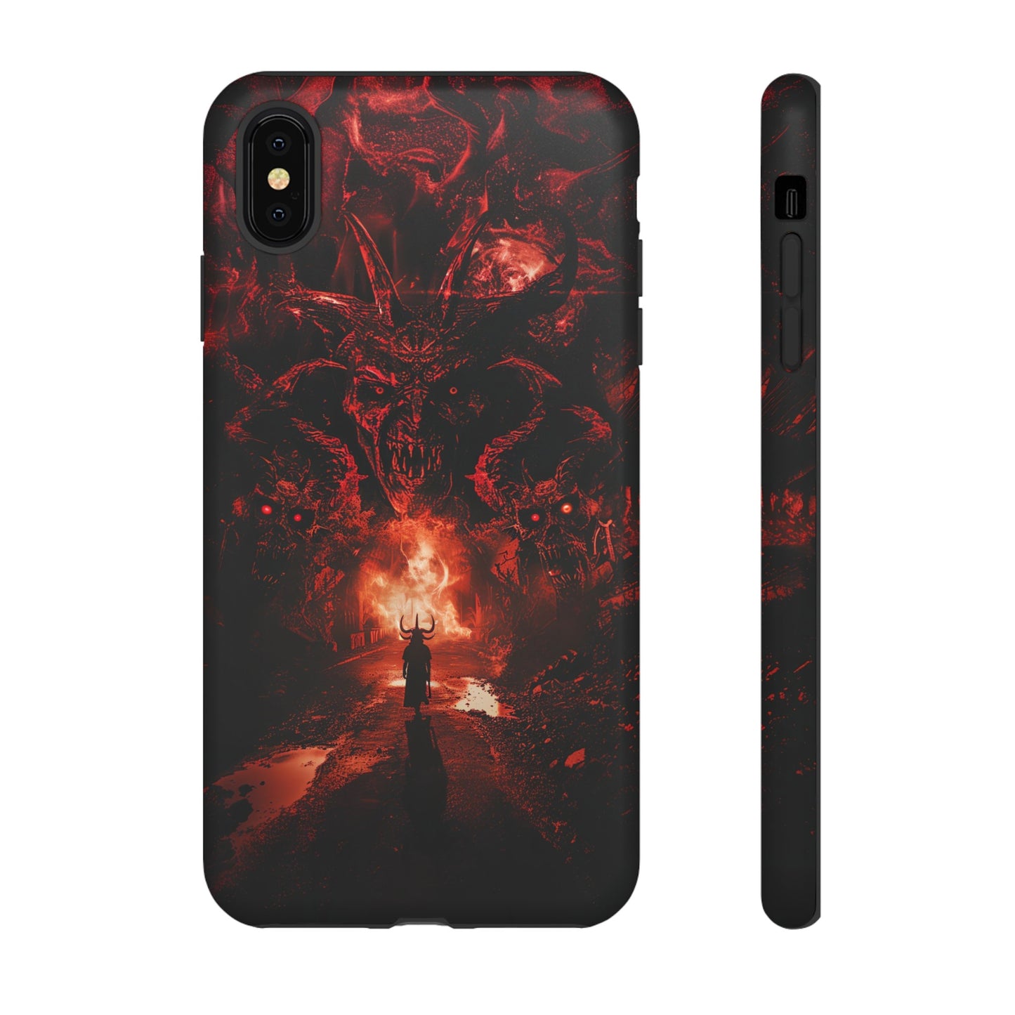 The Road to Hell Phone Case – Gothic Demon and Devil Design for iPhone, Samsung Galaxy, and Google Pixel Devices