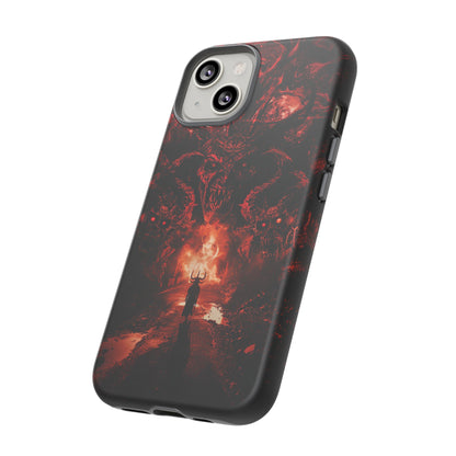 The Road to Hell Phone Case – Gothic Demon and Devil Design for iPhone, Samsung Galaxy, and Google Pixel Devices